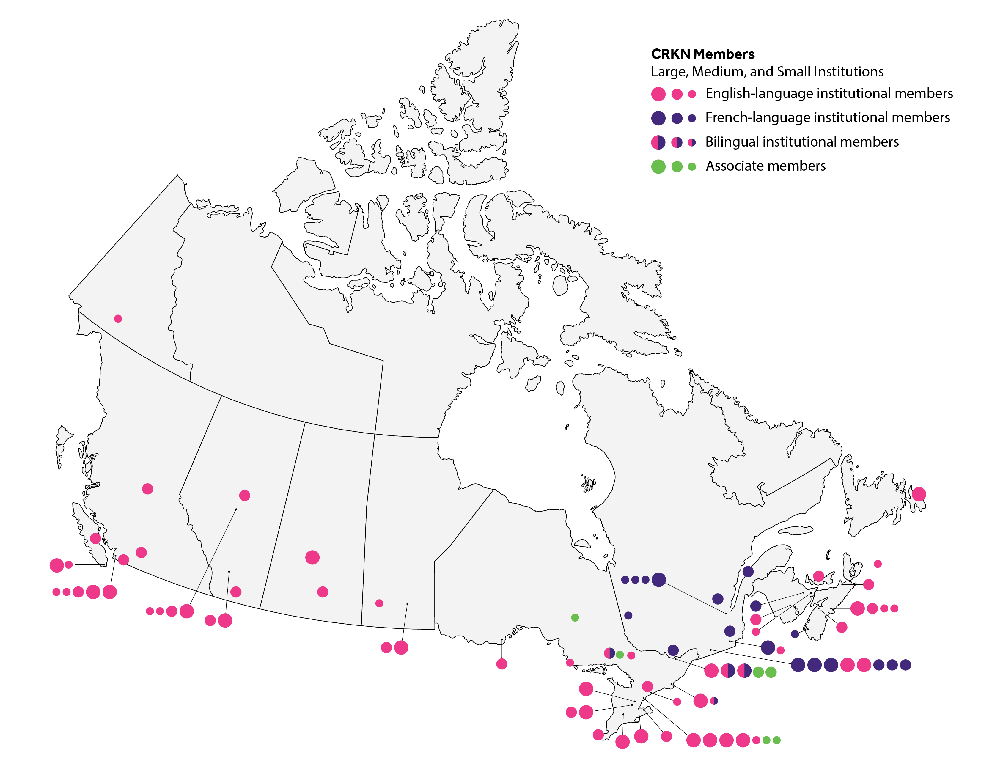 CRKN Member Map