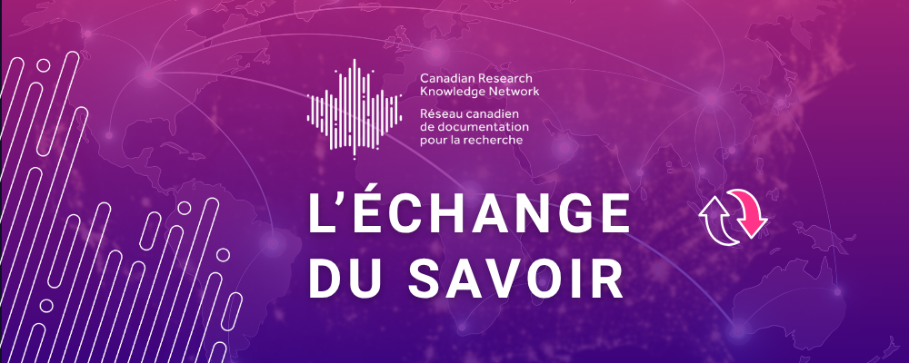 Bannière du blogue du RCDR