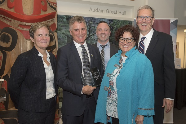 Guests at the Ron MacDonald Distinguished Service Award Reception