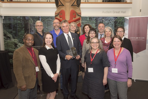 Guests at the Ron MacDonald Distinguished Service Award Reception