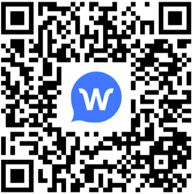 QR code to access the Wordly session