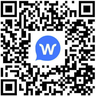 Code QR pour accéder à la session Wordly