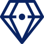 Diamond icon in blue.